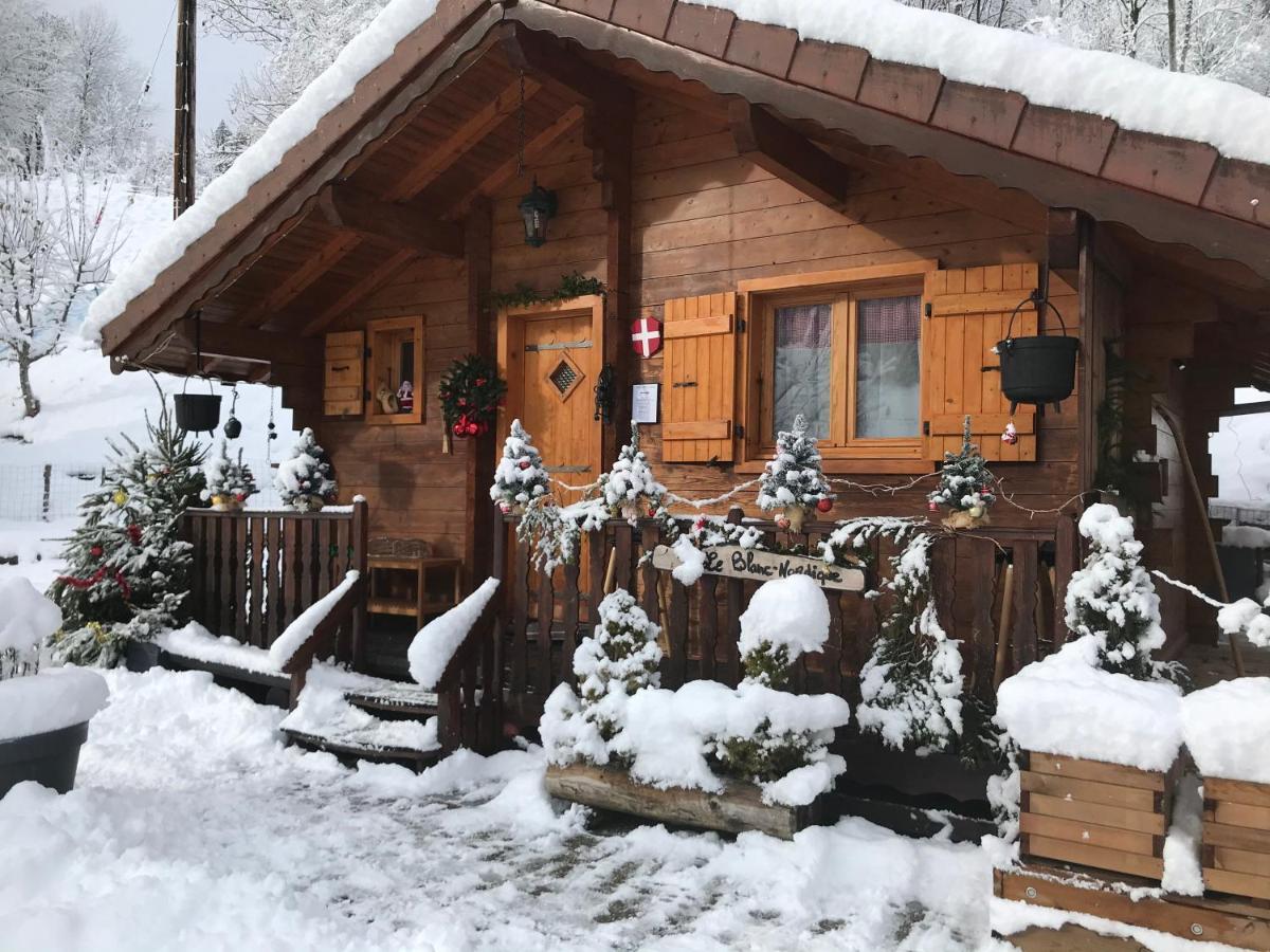 Вилла Le Blanc Nordique Le Bouchet-Mont Charvin Экстерьер фото