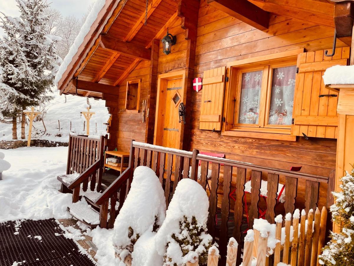 Вилла Le Blanc Nordique Le Bouchet-Mont Charvin Экстерьер фото